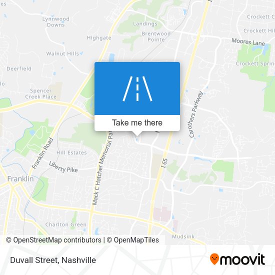 Mapa de Duvall Street