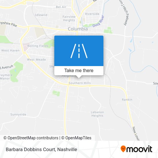 Mapa de Barbara Dobbins Court