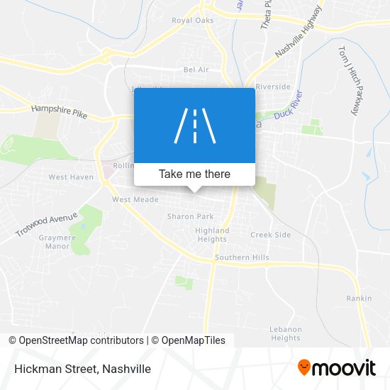 Mapa de Hickman Street