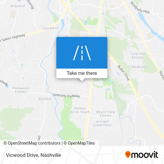 Vicwood Drive map