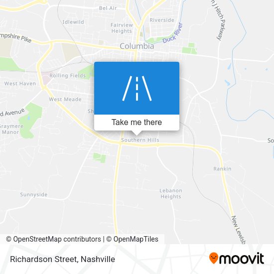 Richardson Street map