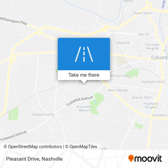 Mapa de Pleasant Drive