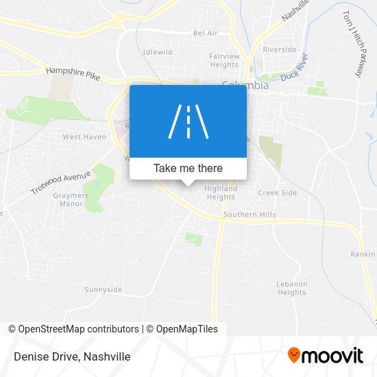Mapa de Denise Drive