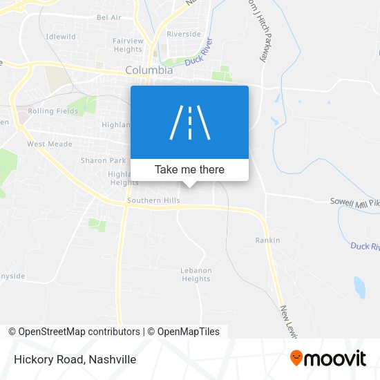 Mapa de Hickory Road
