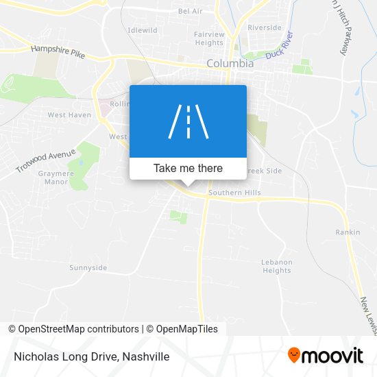 Nicholas Long Drive map