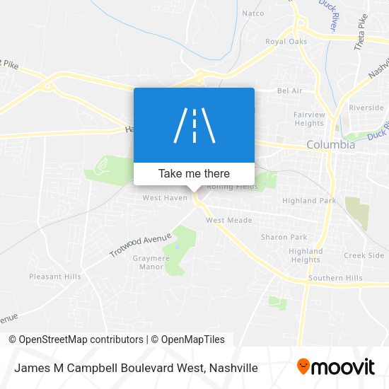 Mapa de James M Campbell Boulevard West