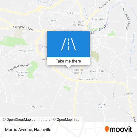 Mapa de Morris Avenue