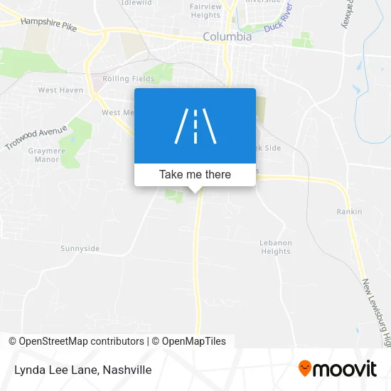 Lynda Lee Lane map