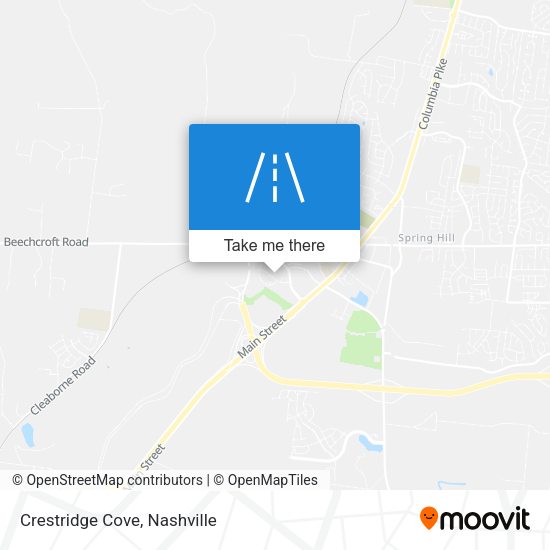 Crestridge Cove map