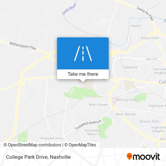 College Park Drive map