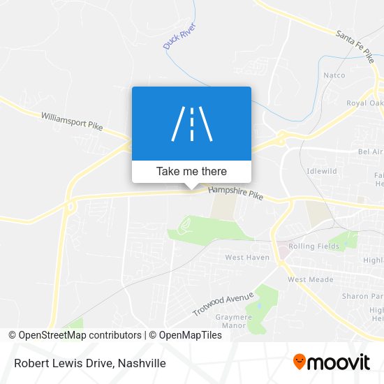 Mapa de Robert Lewis Drive