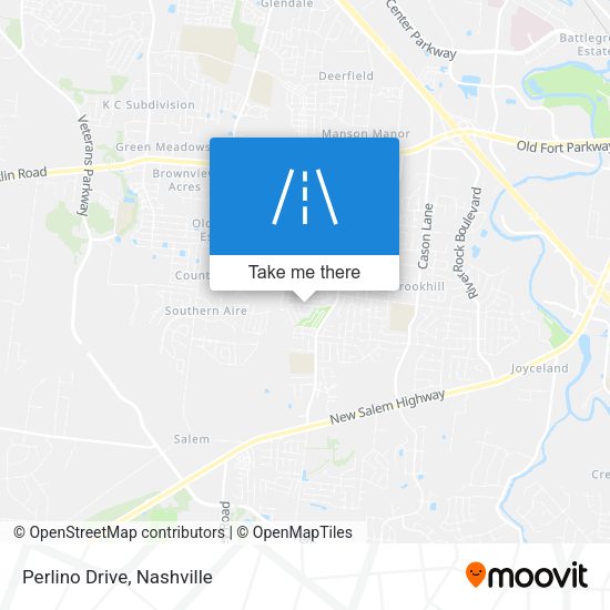 Mapa de Perlino Drive