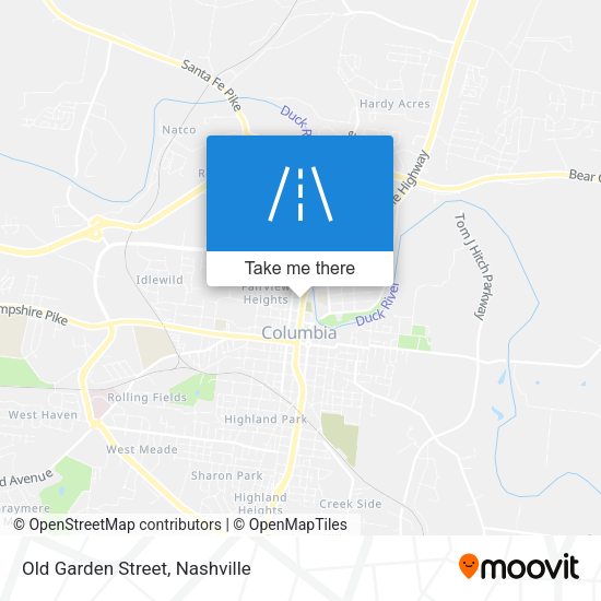 Old Garden Street map