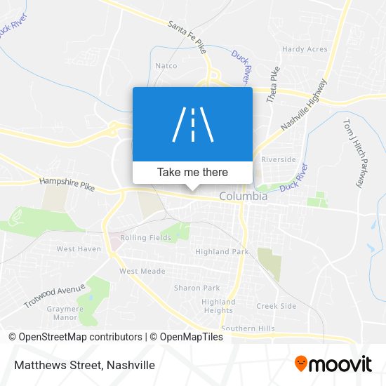 Matthews Street map