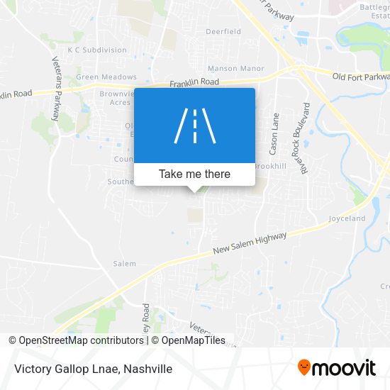 Victory Gallop Lnae map