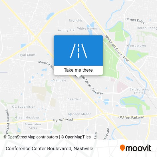 Conference Center Boulevardd map