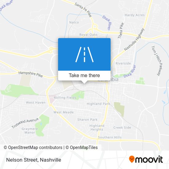 Mapa de Nelson Street