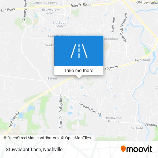 Stuvvesant Lane map