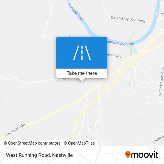 West Running Road map