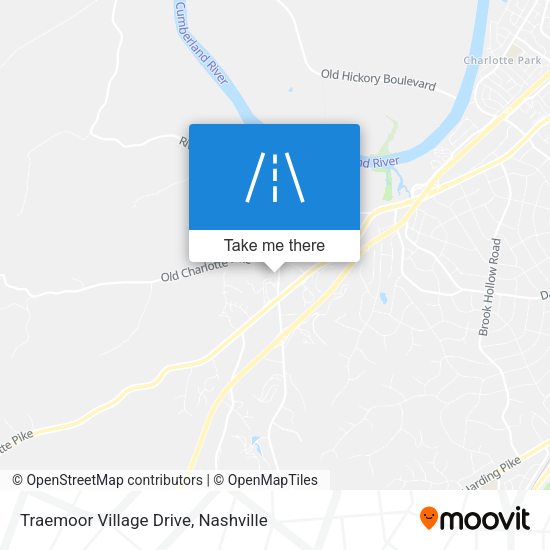 Traemoor Village Drive map