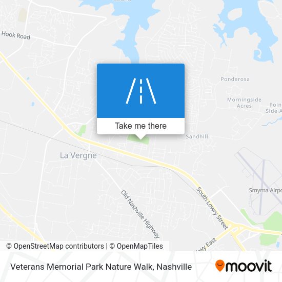 Mapa de Veterans Memorial Park Nature Walk
