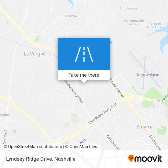 Lyndsey Ridge Drive map