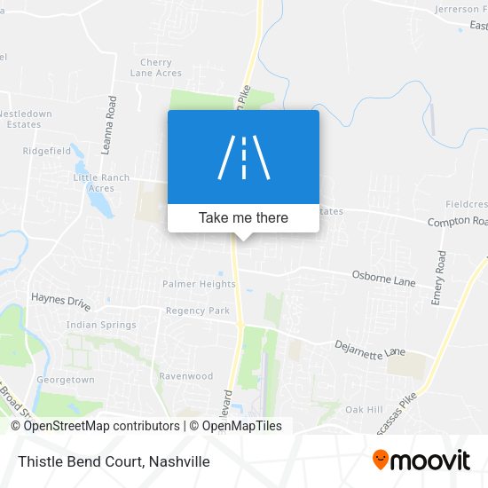 Mapa de Thistle Bend Court