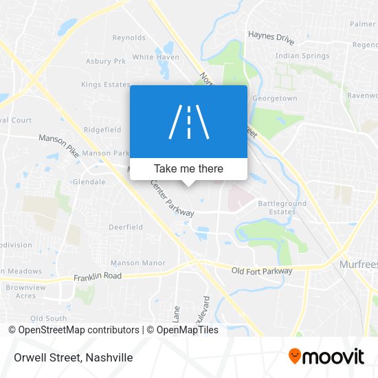 Mapa de Orwell Street