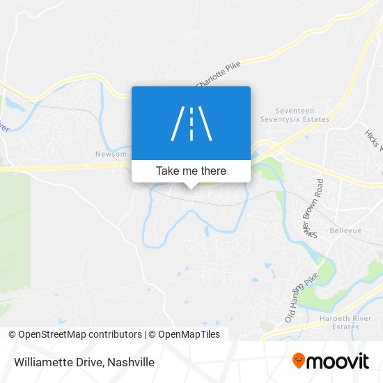 Mapa de Williamette Drive