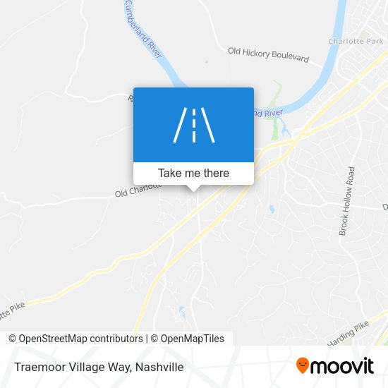 Traemoor Village Way map