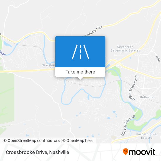 Crossbrooke Drive map