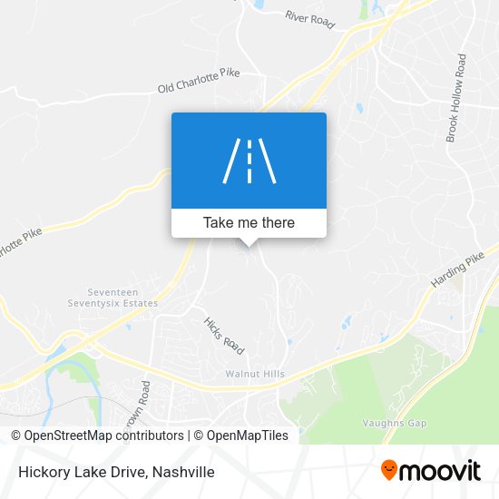 Hickory Lake Drive map