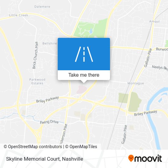 Mapa de Skyline Memorial Court
