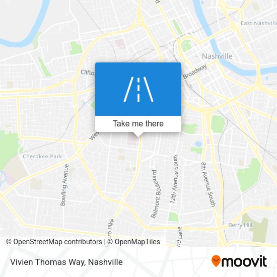 Mapa de Vivien Thomas Way