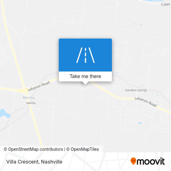 Mapa de Villa Crescent