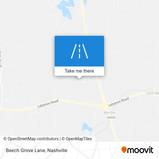 Mapa de Beech Grove Lane