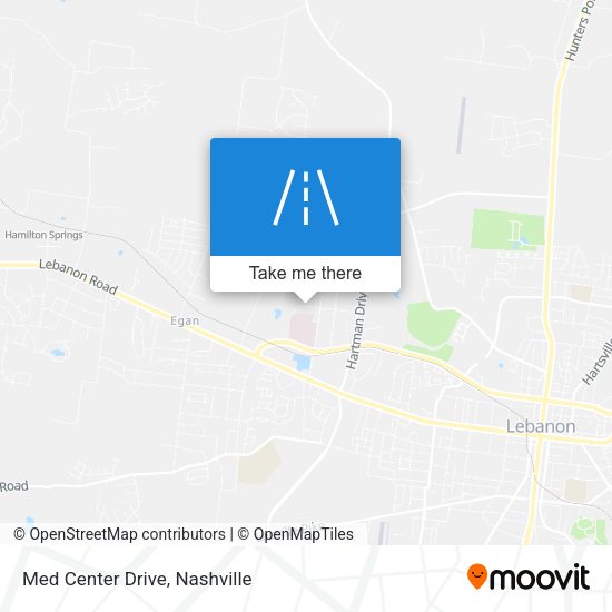 Med Center Drive map