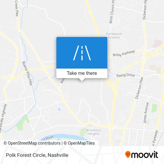 Mapa de Polk Forest Circle