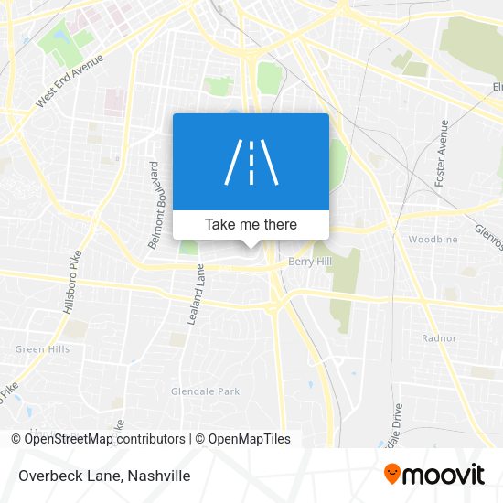 Mapa de Overbeck Lane