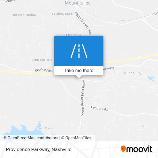 Mapa de Providence Parkway
