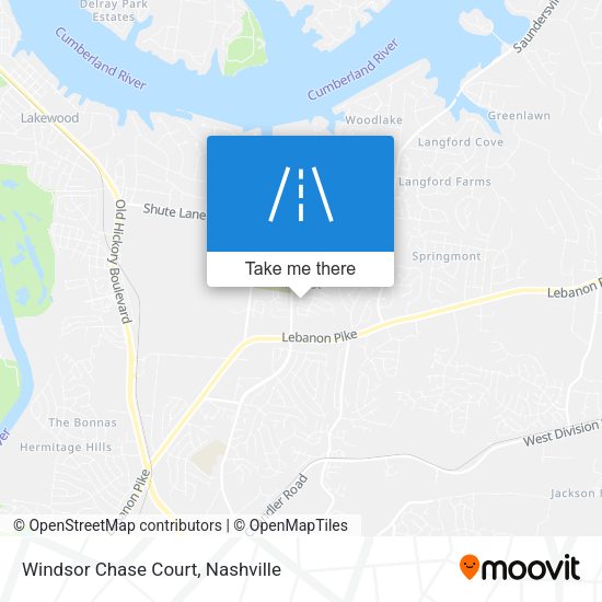 Windsor Chase Court map