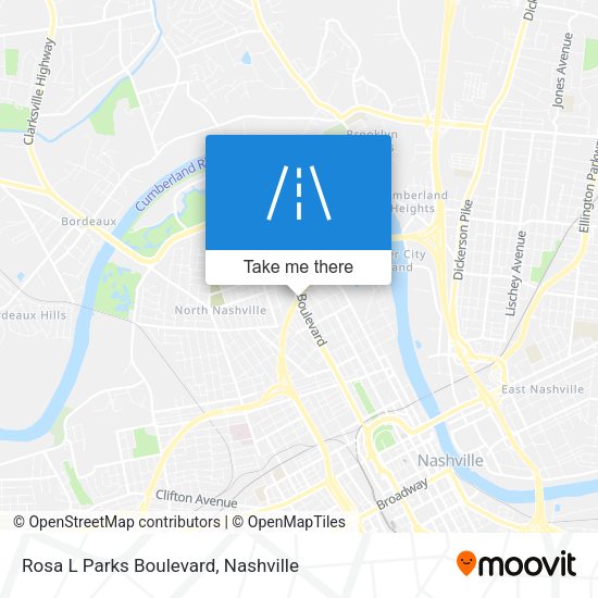 Mapa de Rosa L Parks Boulevard