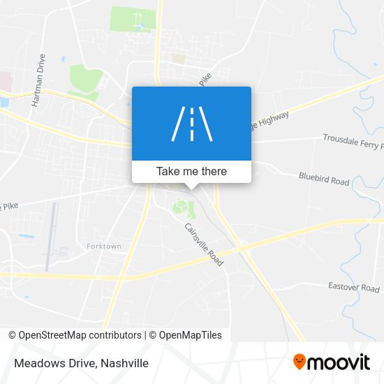 Mapa de Meadows Drive