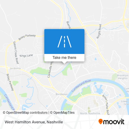 Mapa de West Hamilton Avenue