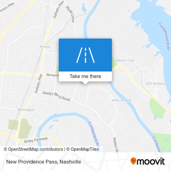 New Providence Pass map