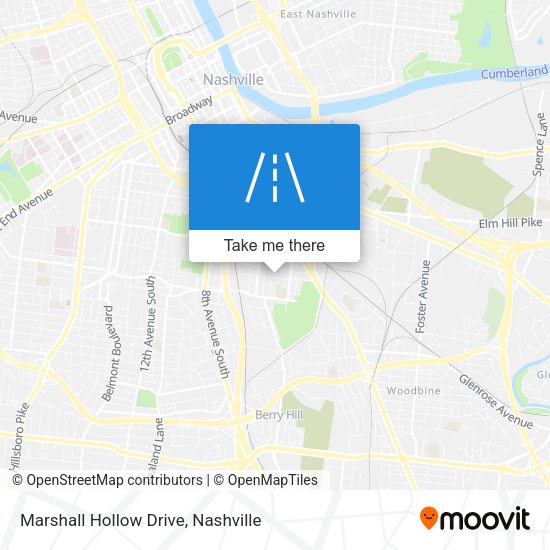 Marshall Hollow Drive map