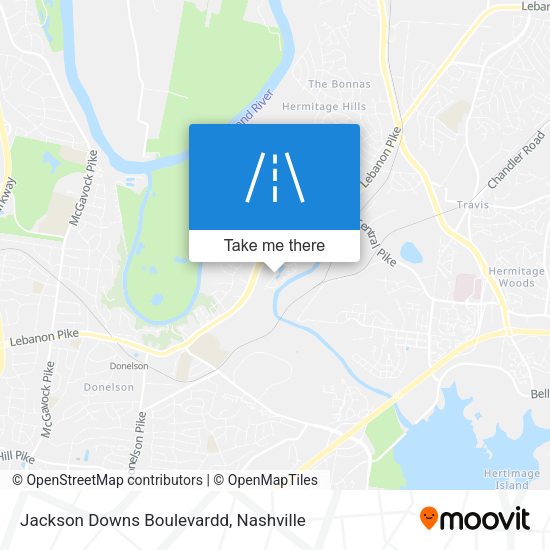 Jackson Downs Boulevardd map