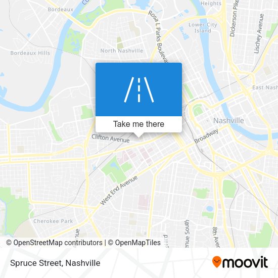 Mapa de Spruce Street