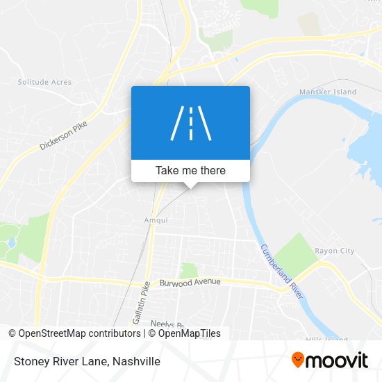 Stoney River Lane map