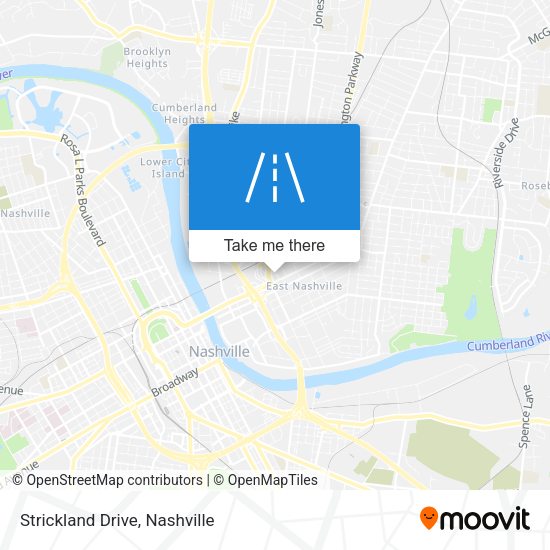 Mapa de Strickland Drive